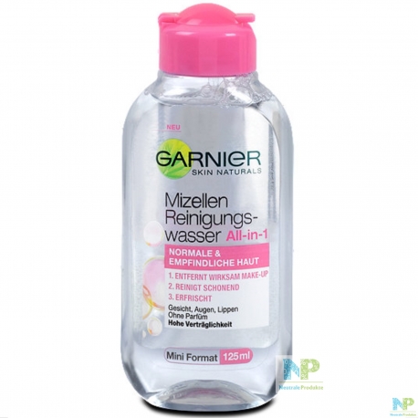 Garnier Mizellen Reinigungswasser All-in-1 für normale & empfindliche Haut 125 ml