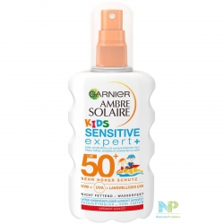 Garnier Ambre Solaire Kids Sonnenspray Sensitive expert LSF 50+ (SEHR HOCH) - für Kinder 200 ml