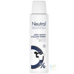 Neutral Deo Spray Antitranspirant - Anti White & Yellow Marks