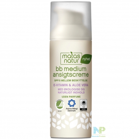 Matas Natur BB Cream medium mit LSF 15 - mittel 50 ml