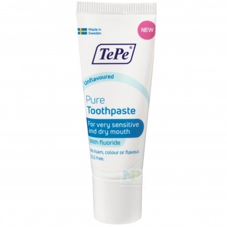 TePe Pure Zahnpasta extra sanft - ohne Geschmack
