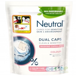 Neutral Dual Caps Colour - Waschkapseln Farbwäsche 12 WL