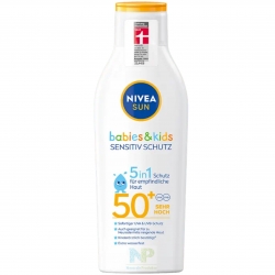 NIVEA SUN Babies & Kids Sensitiv Schutz Sonnenmilch LSF 50+ (SEHR HOCH)