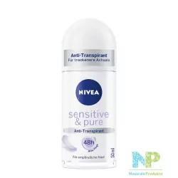 NIVEA Sensitive & Pure Deo-Roll-On 48h Anti-Transpirant