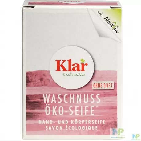 Klar EcoSensitive Öko Seife Waschnuss - Seifenstück 100 g