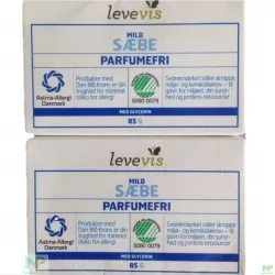 Levevis Seifenstücke - Seife für Hände & Körper 2 x 85 g