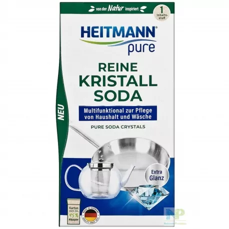HEITMANN pure Reine Kristall-Soda - für Haushalt, Wäsche und Garten
