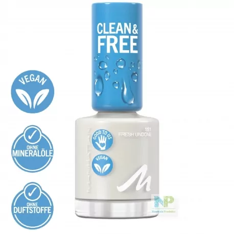 MANHATTAN Clean & Free Nagellack - 151 Fresh Undone